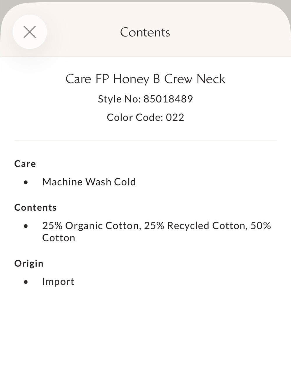 Free People Care Honey B Crewneck Thermal Brown Waffle Knit - Picture 7 of 13